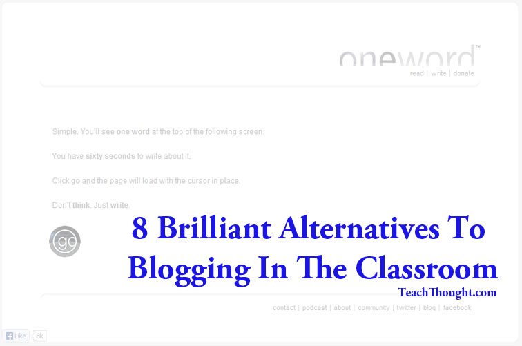 8 Alternatives To Blogging For Students In The Classroom