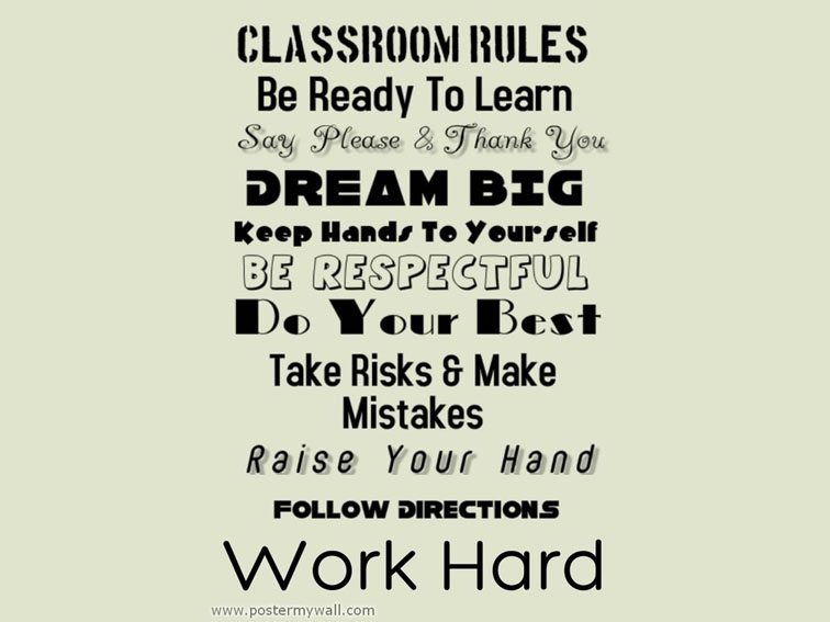 A Really, Really Well-Written Set Of Classroom Rules