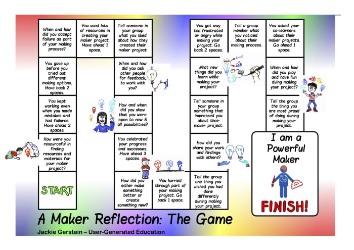 Maker reflection game