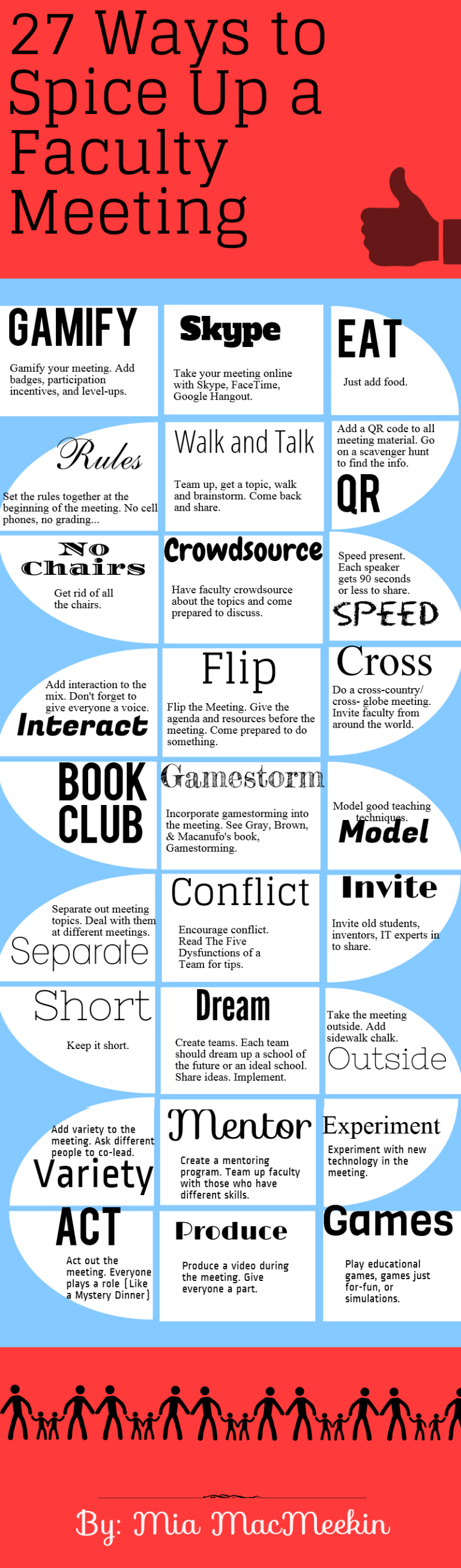 ways to spice up a faculty meeting