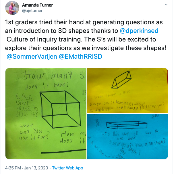 image of a Tweet with math problem