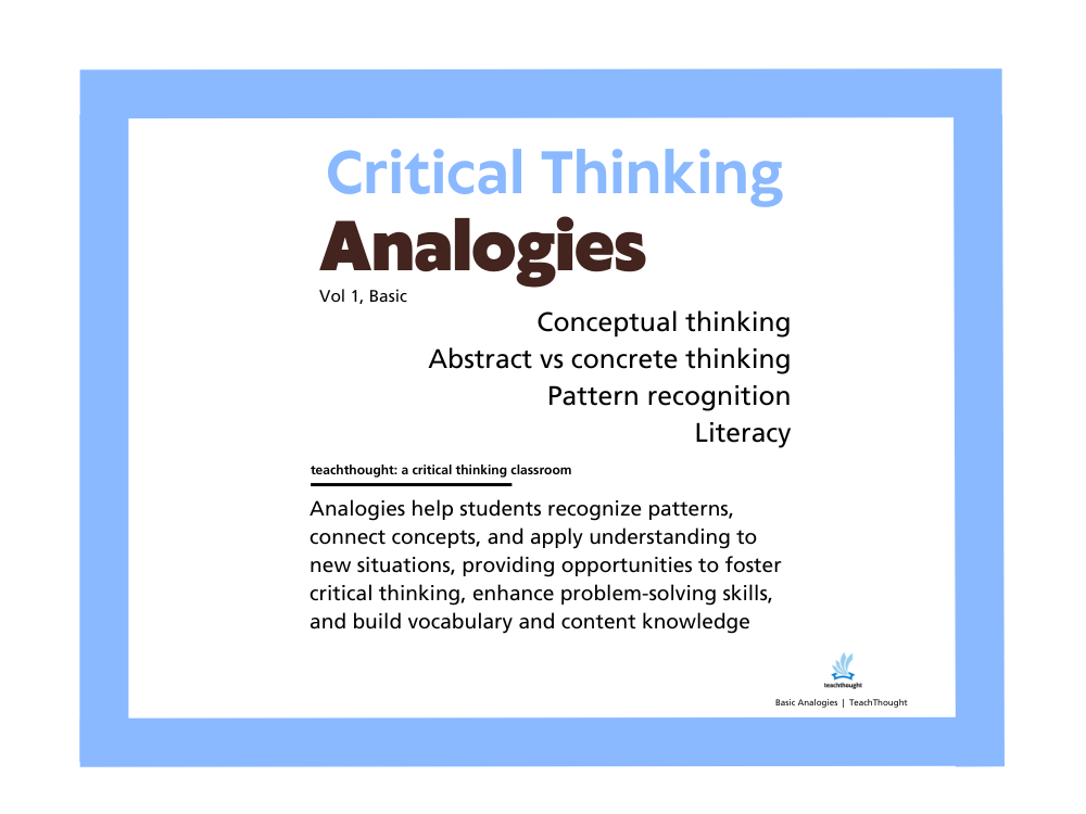 Analogies Workbook Cover